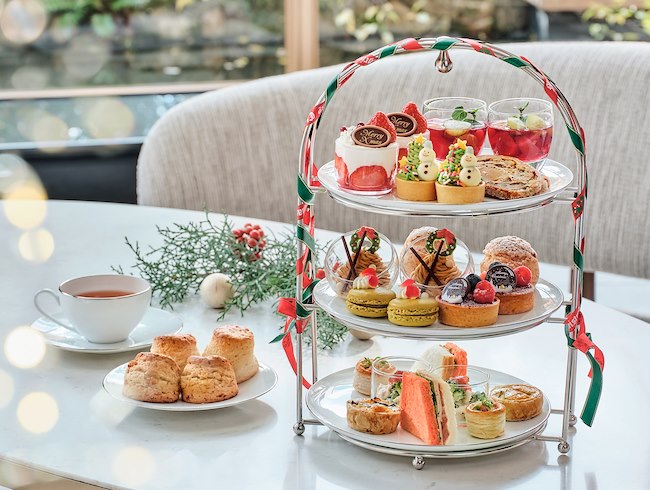 ホリデー限定のアフタヌーンティーをご用意。渋谷・恵比寿エリアでスイーツとともに、優雅な午後のひとときを。