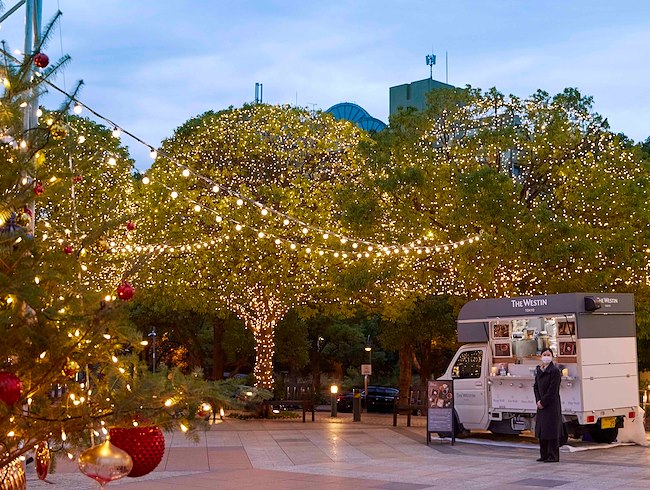 恵比寿ガーデンプレイスで楽しむ、ウェスティンフードトラック。恵比寿・渋谷エリアで特別なクリスマスのひとときを。